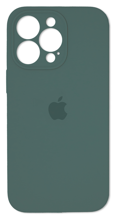 Накладка Silicone Case Camera Protection iPhone 13 Pro, (60) Forest Green