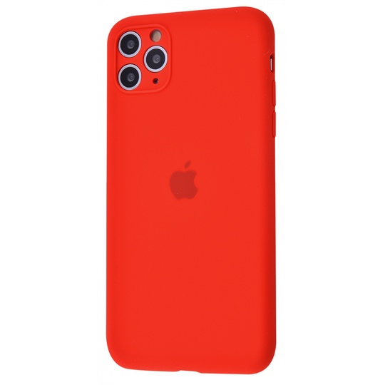Накладка Silicone Case Camera Protection iPhone 11 Pro Max, (14) Red