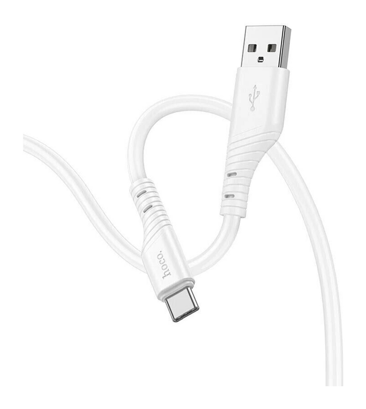 Кабель Hoco X97 Crystal color USB to Type-C (1m), White