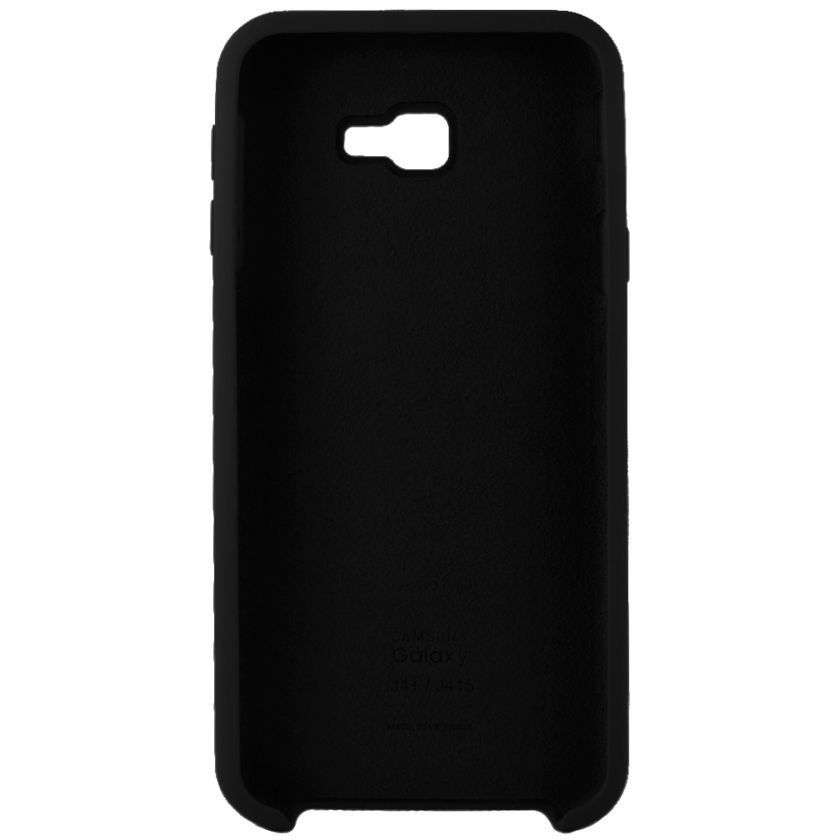 Накладка Silicone Cover H/C Samsung J4+ Plus (J415), Black