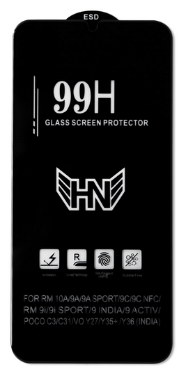 Захисне скло 99H Xiaomi Redmi 9C/ 9A/10A, Black