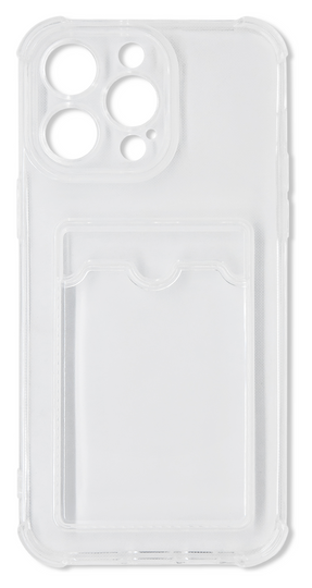 Накладка Силікон Transparent With Pocket iPhone 12 Pro Max, Transparent