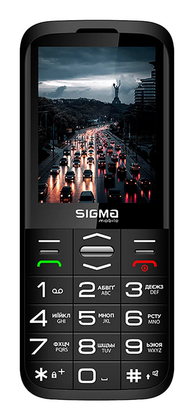 Телефон Sigma Comfort 50 GRACE TYPE-C, Black