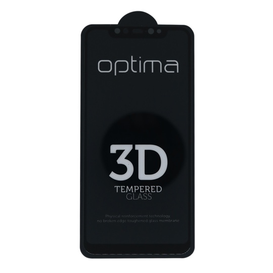 Захисне Скло Optima 3D for Xiaomi Mi8, Black