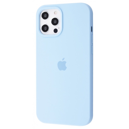 Накладка Silicone Case Full Cover Apple iPhone 12 Pro Max, (5) Lilac Cream