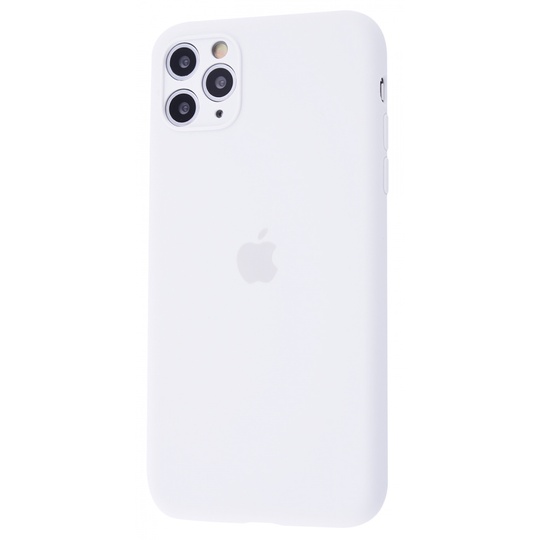 Накладка Silicone Case Camera Protection iPhone 11 Pro Max, (9) White