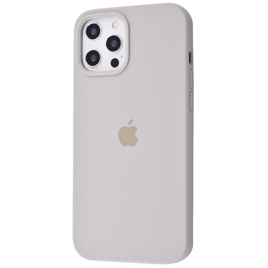 Накладка Silicone Case Full Cover Apple iPhone 12/12 Pro, (10) Stone