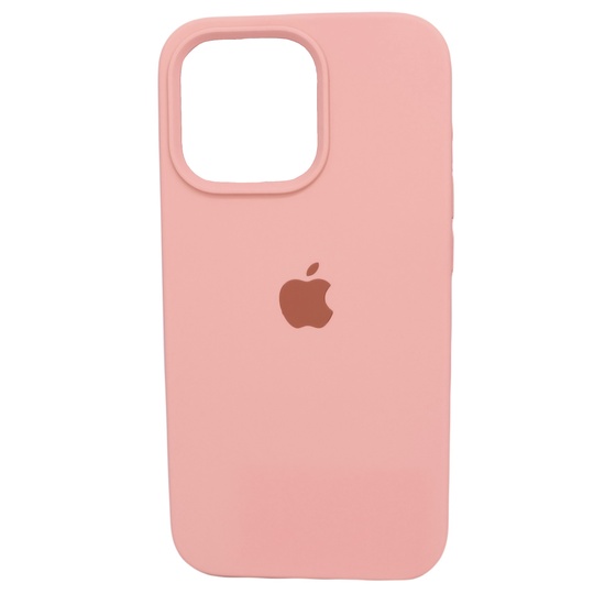 Накладка Silicone Case Full Cover Apple iPhone 13 Pro, (12) Pink