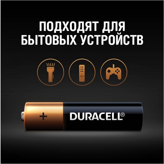 Батарейки Duracell AAA LR03/MN2400 2шт.