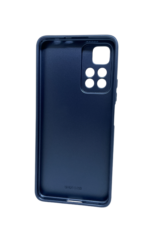 Накладка Chrome Matte Logo Xiaomi Redmi Note 11 Pro/Redmi Note 11 Pro 5G, Dark Blue (8)