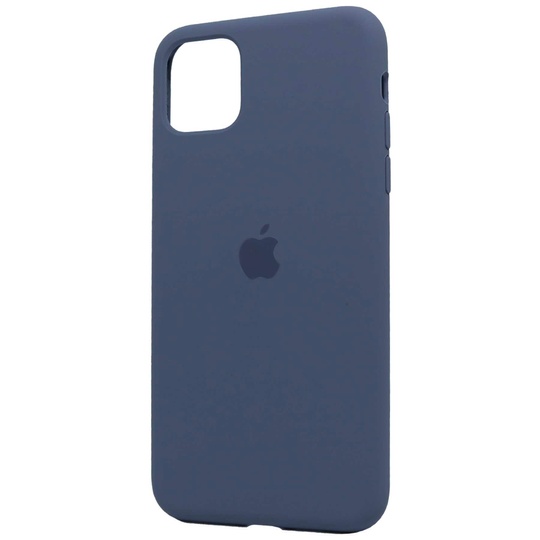 Накладка Silicone Case Full Cover Apple iPhone 11 Pro Max, (49) Lavander Gray