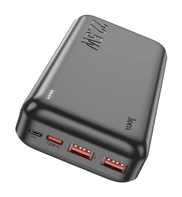 Power Bank Hoco J101A 22.5W 20000mAh 2xUSB/Type-C, Black