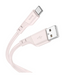 Кабель Hoco X97 Crystal color USB to Type-C (1m), Light Pink