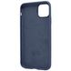 Накладка Silicone Case Full Cover Apple iPhone 11 Pro Max, (49) Lavander Gray