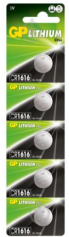 Батарейка Таблетка Lithium GP CR1616-7U5 1шт.