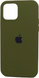 Накладка Silicone Case Full Cover Apple iPhone 12/12 Pro, (50) Virid