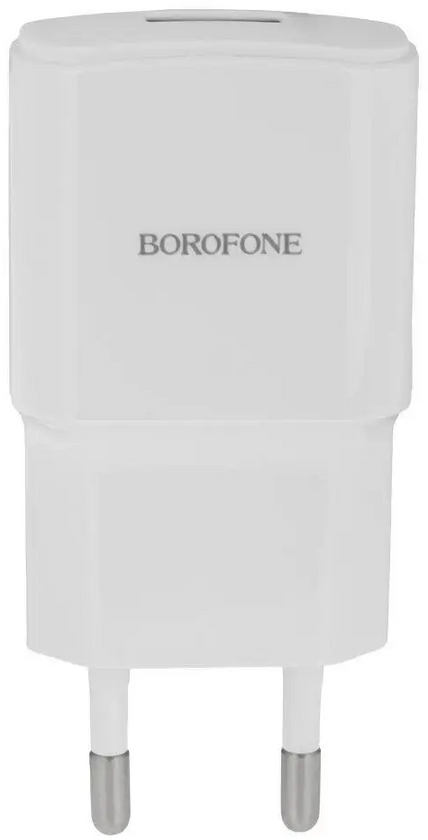 ЗП 1USB Borofone BA48A (2.1A) + Cable Type-C, White