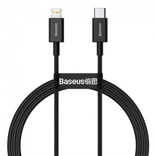 Кабель Baseus Superior Series Fast Charging Type-C to Lightning PD 20W (1m), Black, (CATLYS-A01)