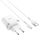 ЗП QC 3.0 Hoco C12Q 3A (18W)/1 USB + MicroUSB cable, White