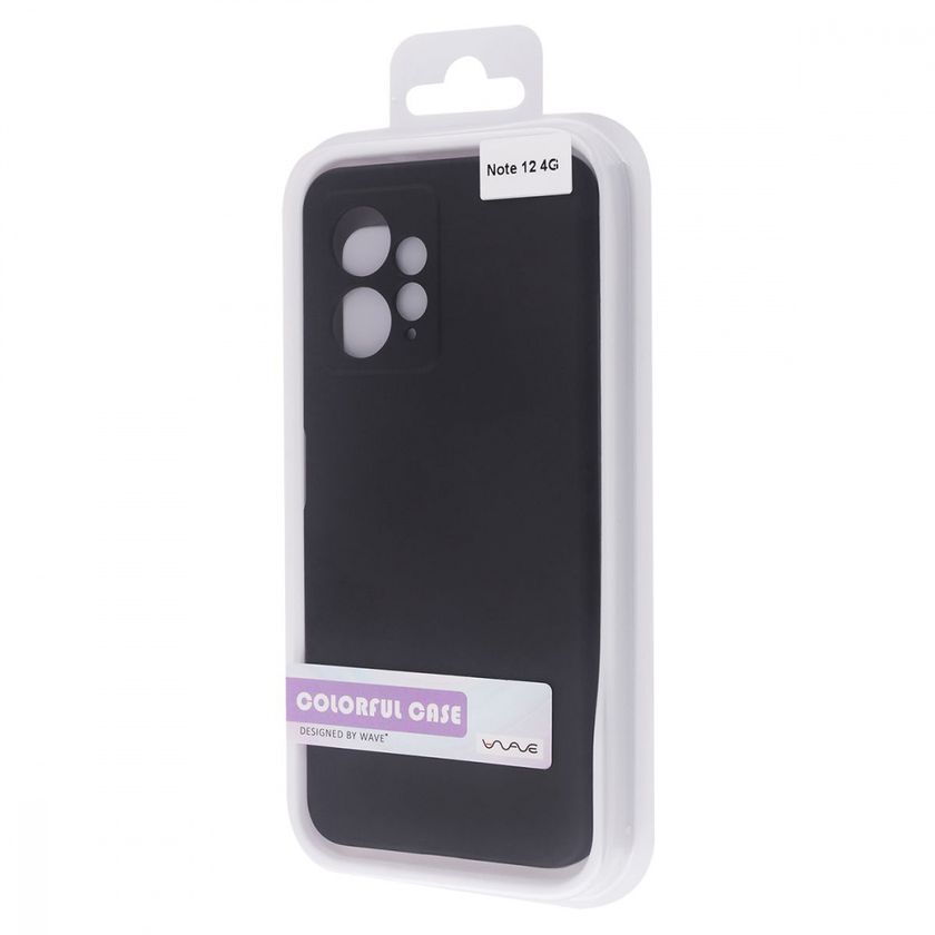 Накладка WAVE Colorful Case (TPU) Xiaomi Redmi Note 12 4G, Black