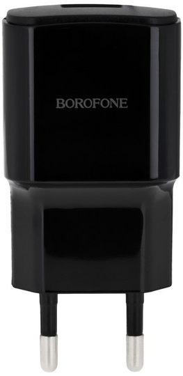 ЗП 1USB Borofone BA48A (2.1A) + Cable Type-C, Black