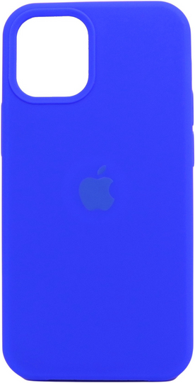 Накладка Silicone Case Full Cover Apple iPhone 12 mini, (46) Ultra Blue