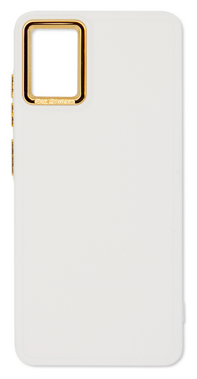 Накладка Colors Metal Style Frame Samsung Galaxy A51 (A515), White (1)