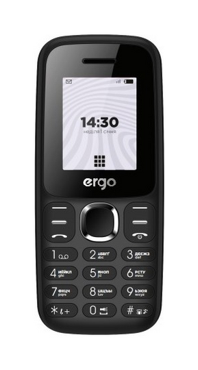 Телефон ERGO B184 Dual Sim, Black