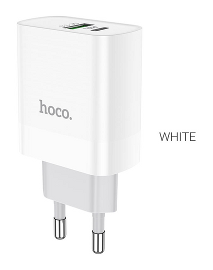 ЗП Hoco C80A Rapido PD20W+QC3.0 (EU), White
