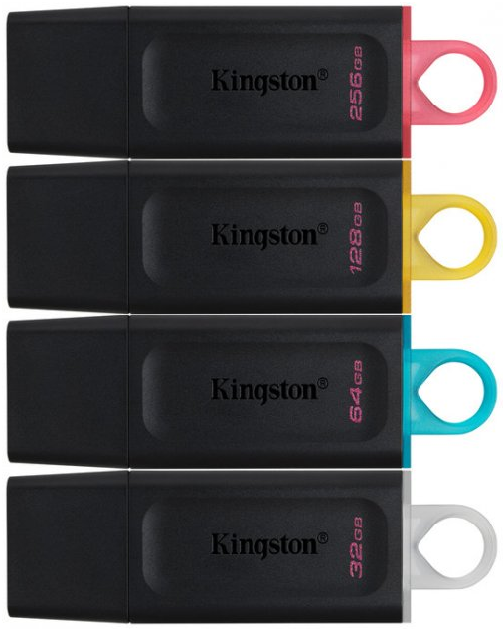Флешка USB 32GB Kingston DT Exodia M USB 3.2, Black