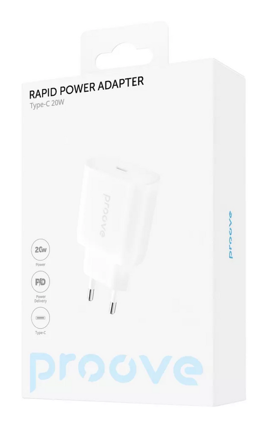 ЗП Proove Rapid 20W (Type-C), White