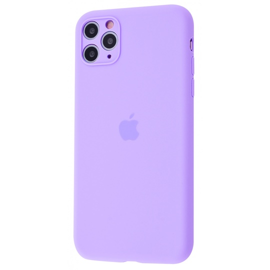 Накладка Silicone Case Camera Protection iPhone 11 Pro Max, (42) Light Purple