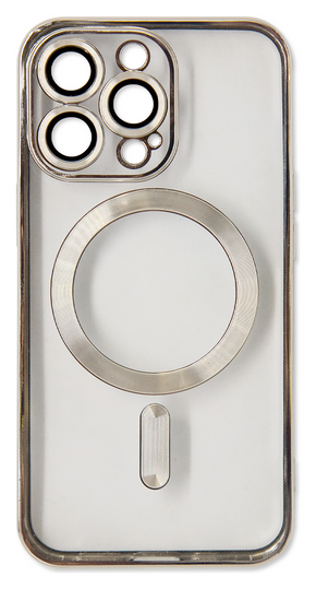 Накладка Chrome Case Magsafe iPhone 12 Pro Max, Silver (1)