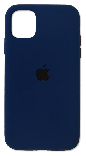 Накладка Silicone Case Full Cover Apple iPhone 11, (8) Navy Blue