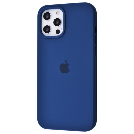 Накладка Silicone Case Full Cover Apple iPhone 12 Pro Max, (20) Deep Navy
