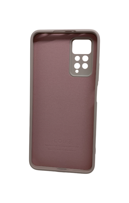 Накладка Silicone Case Copy Full Protective (No Logo) Xiaomi Redmi Note 11 Pro/Redmi Note 11 Pro 5G, Pink Sand (3)
