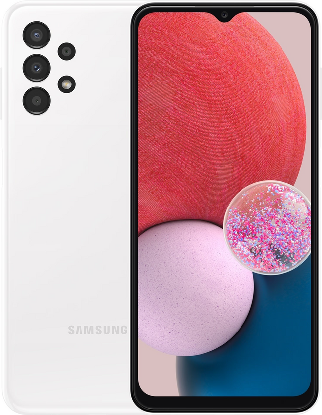 Смартфон Samsung Galaxy A13 4/64GB, White, (SM-A135FZWV)