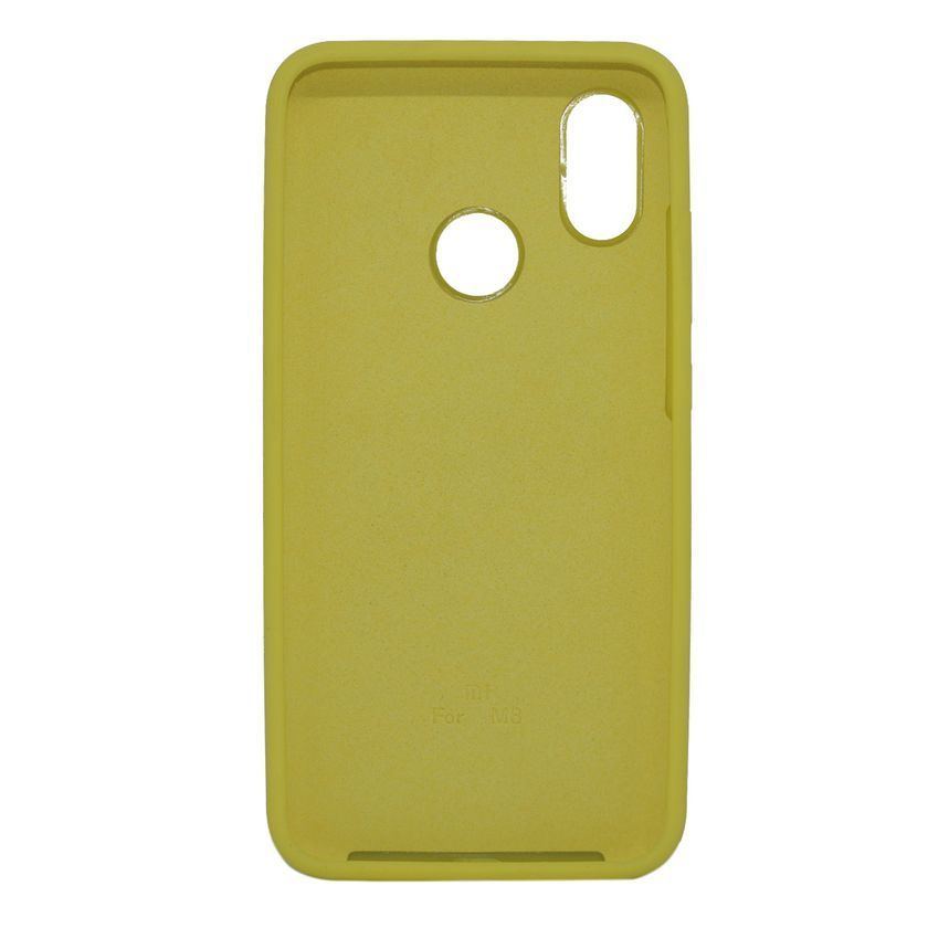 Накладка Silicone Cover Full Protective Xiaomi Redmi Mi8, Yellow