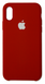 Накладка Silicone Case H/C Apple iPhone X/Xs, Camelia White