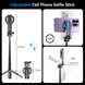 Монопод (трипод) XO SS22 4-in-1 Magnetic Mini Selfie Stick Bluetooth (для селфі та фотозйомки), Black