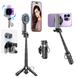 Монопод (трипод) XO SS22 4-in-1 Magnetic Mini Selfie Stick Bluetooth (для селфі та фотозйомки), Black