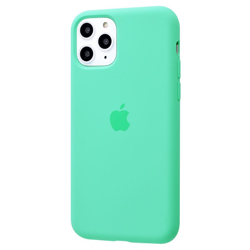 Накладка Silicone Case Full Cover Apple iPhone 11 Pro Max, (51) Spearmint
