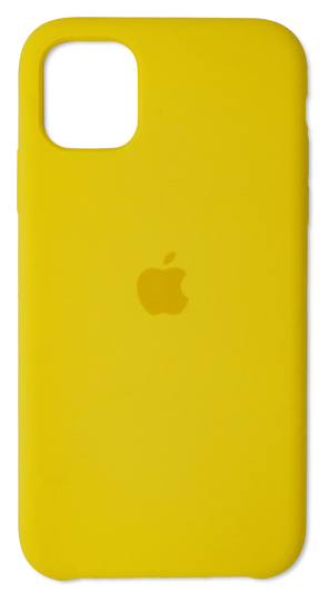 Накладка Silicone Case H/C Apple iPhone 11, (4) Yellow