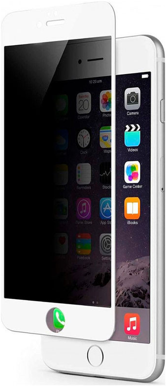 Захисне скло Privacy 5D Matte (Full Glue) for Apple iPhone 7/8/SE 2, White