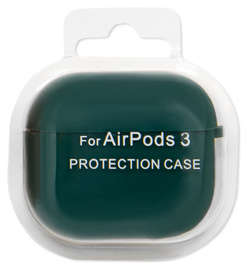 Silicone case for AirPods 3 Hang Case Colorful, Dark Green (21)