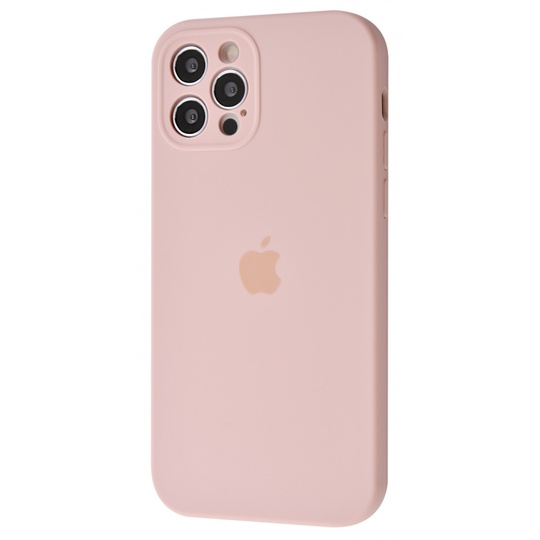 Накладка Silicone Case Camera Protection iPhone 12 Pro, (19) Pink Sand