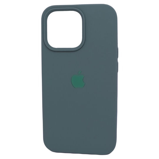 Накладка Silicone Case Full Cover Apple iPhone 13 Pro, (66) Pine Green