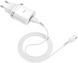 ЗП QC 3.0 Hoco C12Q 3A (18W)/1 USB + Type-C cable, White