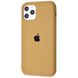 Накладка Silicone Case Full Cover Apple iPhone 11 Pro Max, (28) Golden