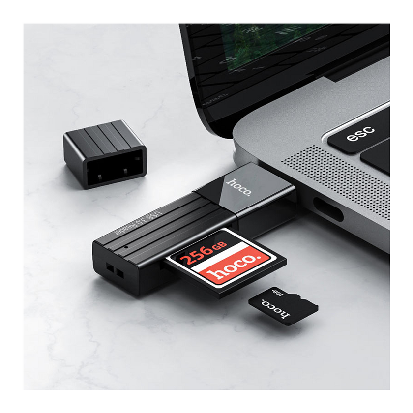 Кардрідер USB3.0 Hoco HB20, Black